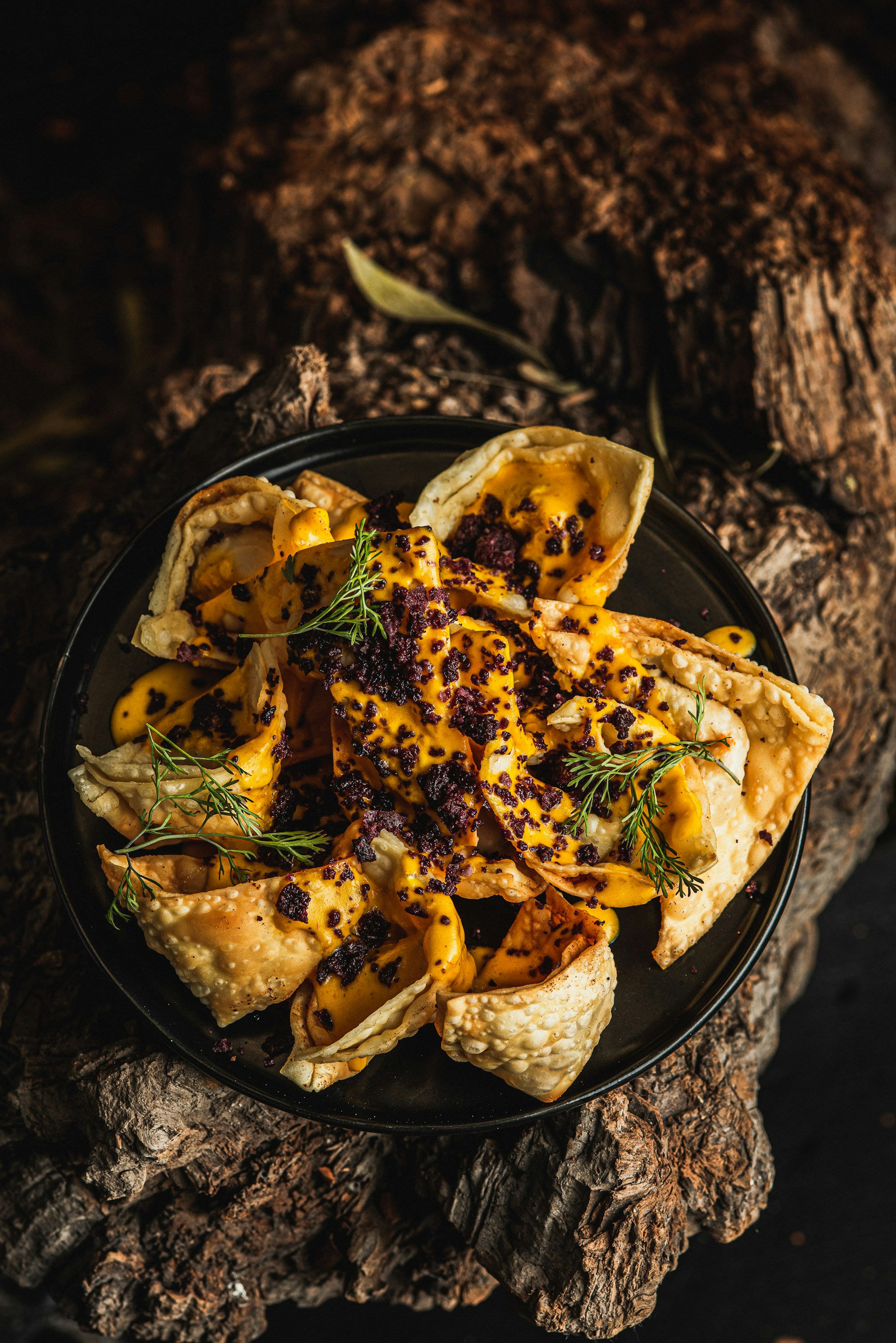 Gerecht van het menu Winter 2